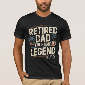 Rentner-Vater – Vollzeit-Legende | Lustiger Ruhest T-Shirt