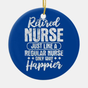 Rentnerin Krankenschwester Wie Eine Gewöhnliche Kr Keramik Ornament