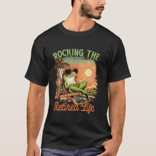 Rentnerkollege-Frosch-Rentner-Rocks-Das-Rentnerdas T-Shirt