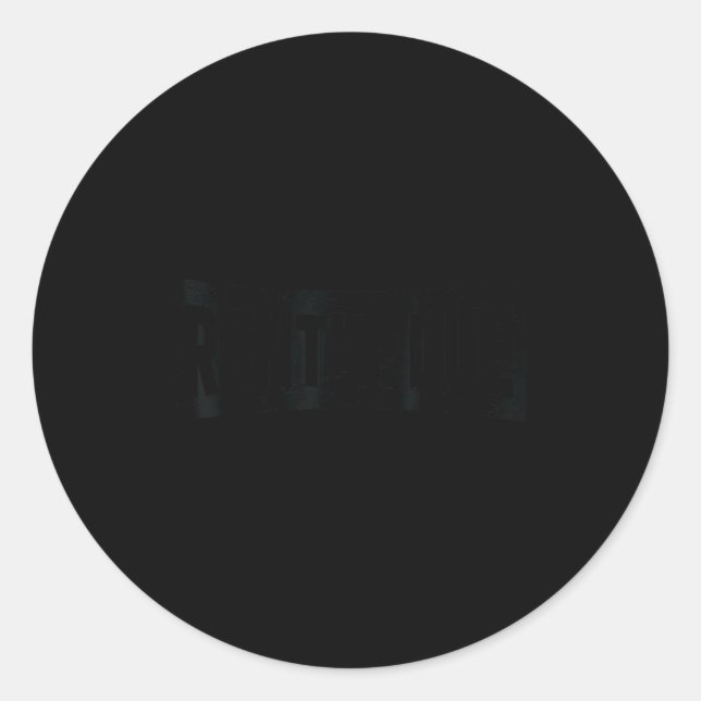 Rent's Due Funny New Adult 18th Birthday  Runder Aufkleber (Vorderseite)