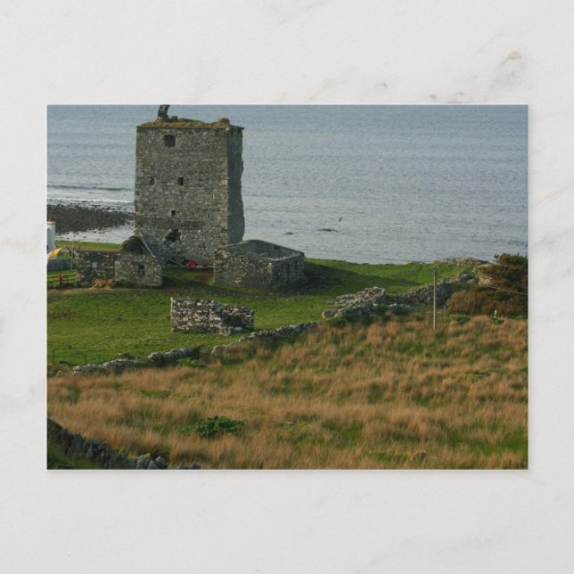 Renvyle Castle im Landkreis Galway Irland nahe Tul Postkarte (Vorderseite)