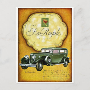 Reo Royale Eight Postkarte
