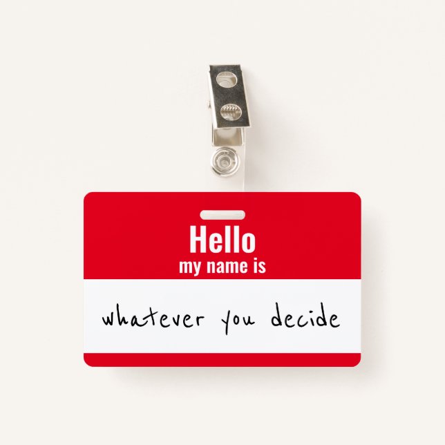 Rep-Abzeichen Ausweis (Vorderseite mit Klammer)