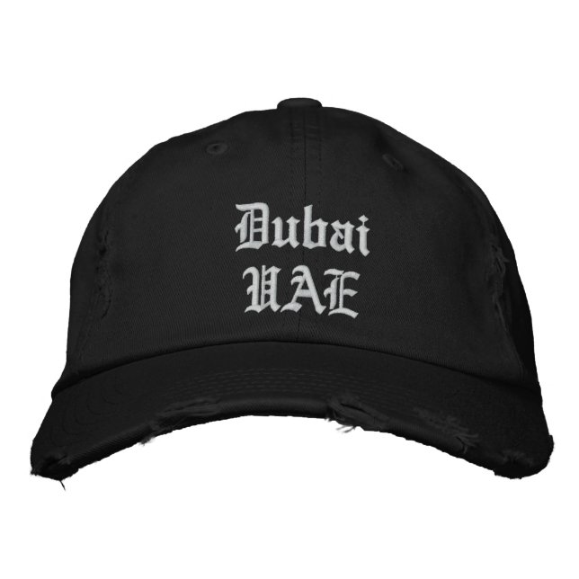 Rep Ya Hood Custom Dubai Bestickte Kappe (Vorderseite)