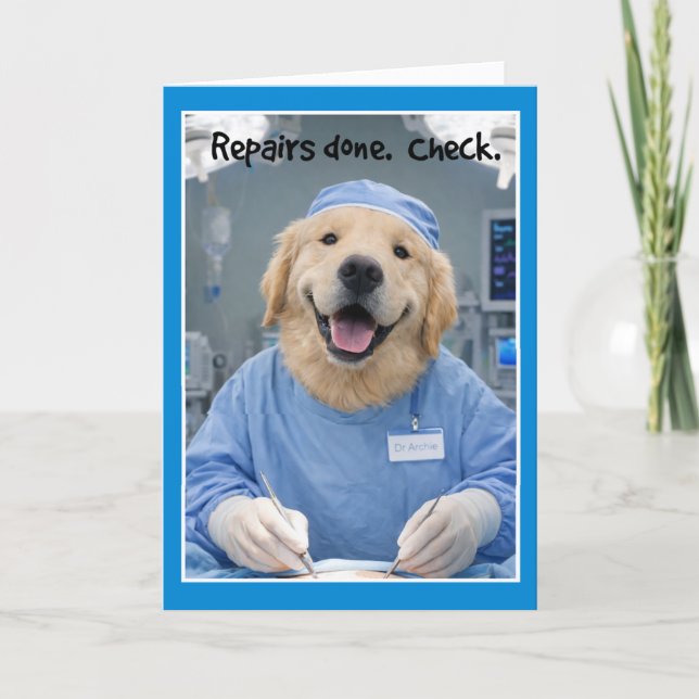 Repairs Done Get Well Card  SG-1 Karte (Vorderseite)