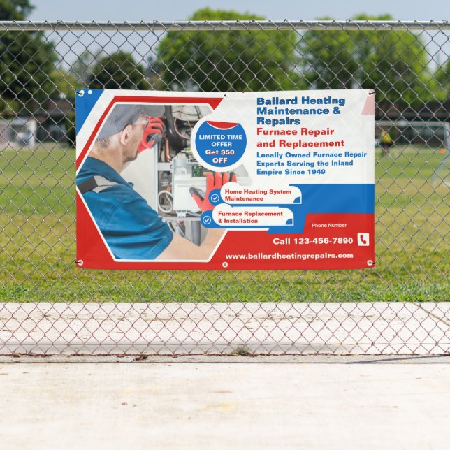 Reparatur der Heizanlage des Geräts Banner (Insitu)