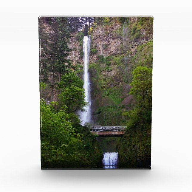 Reparatur der Multnomah Falls Bridge, OR Fotoblock (Vorderseite)