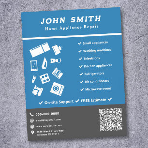 Reparatur-Flyer von Zuhause-Geräten Flyer