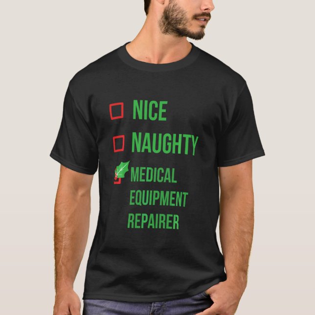 Reparatur medizinischer Geräte Funny Pajama Weihna T-Shirt (Vorderseite)