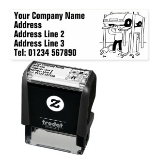 Reparatur und Wartung von Fahrzeugen Permastempel