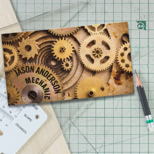 Reparatur von Auto für industrielle Maschinen Visitenkarte