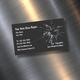 Reparatur von Autoglas Magnetische Visitenkarten N Visitenkarte