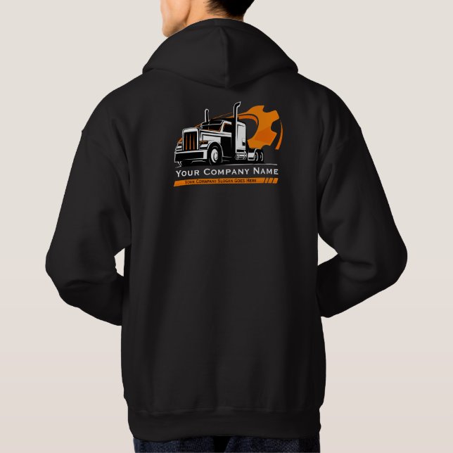 Reparatur von beruflichen LKW-Abschleppanlagen Hoodie (Rückseite)