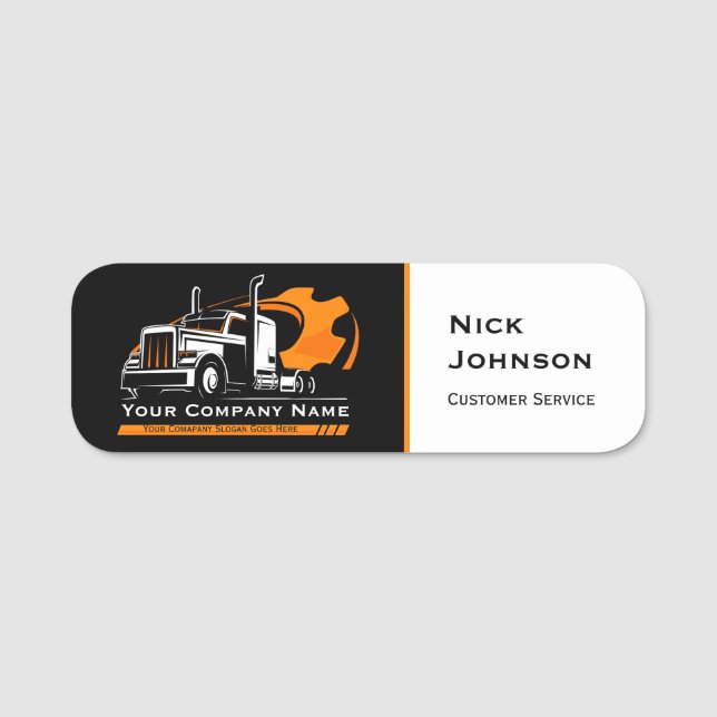 Reparatur von beruflichen LKW-Abschleppanlagen Namensschild (Vorderseite)