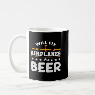 Reparatur von Flugzeugen für den Spaß des Biermasc Kaffeetasse
