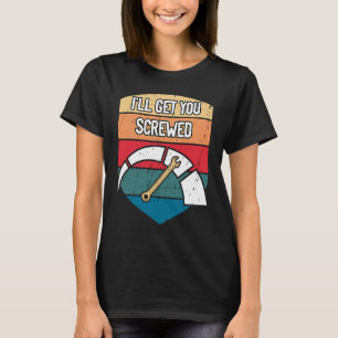 Reparatur von geschraubtem Auto T-Shirt