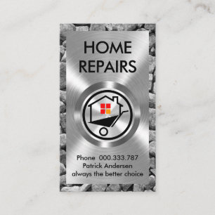 Reparatur von Silbermetall Visitenkarte