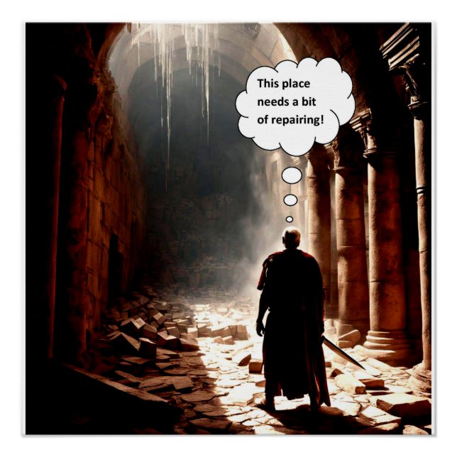 Reparaturbedürftig Poster (Vorderseite)