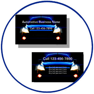 Reparaturkarte für cooles Auto Visitenkarte