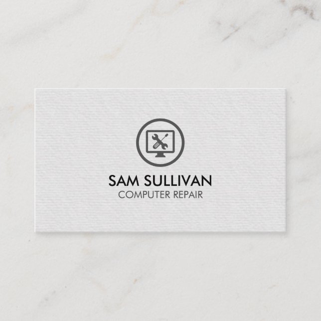 Reparaturservice für Computer Visitenkarte (Vorderseite)