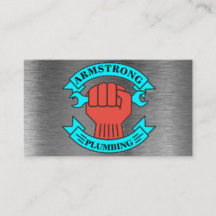 Reparaturservice für die Planung von Chrome-Metal Visitenkarte