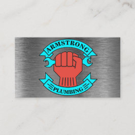 Reparaturservice für die Planung von Chrome-Metall Visitenkarte