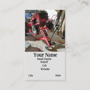 Reparaturservice für kleine Motoren Visitenkarte