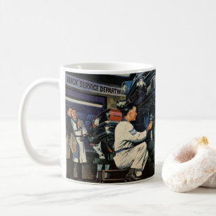 Reparaturservice für Oldtimer Auto-Mechaniker Gesc Kaffeetasse