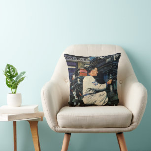 Reparaturservice für Oldtimer Auto Mechaniker  Kissen