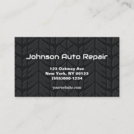 Reparaturservice für Reifen von Auto Visitenkarte