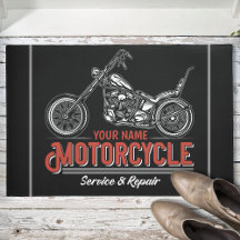 Reparaturshop für personalisierte Motorräder
