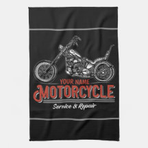 Reparaturshop für personalisierte Motorräder