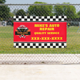 Reparaturwerkstatt mit Ihrem Logo-Design personali Banner