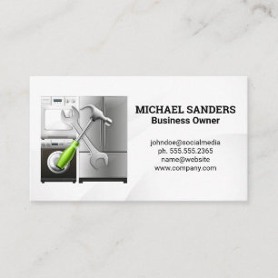 Reparaturwerkzeuge   Appliances Business Card Visitenkarte