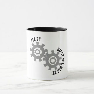 Repariere es, bevor du es verlierst tasse
