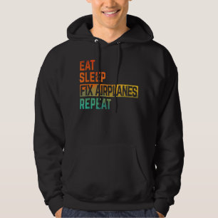 Reparieren des mechanischen Aussetzens des Flugzeu Hoodie