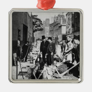 Reparieren eines Rohres Ornament Aus Metall