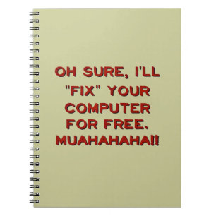 Reparieren Sie Ihren Computer für freies? Notizblock