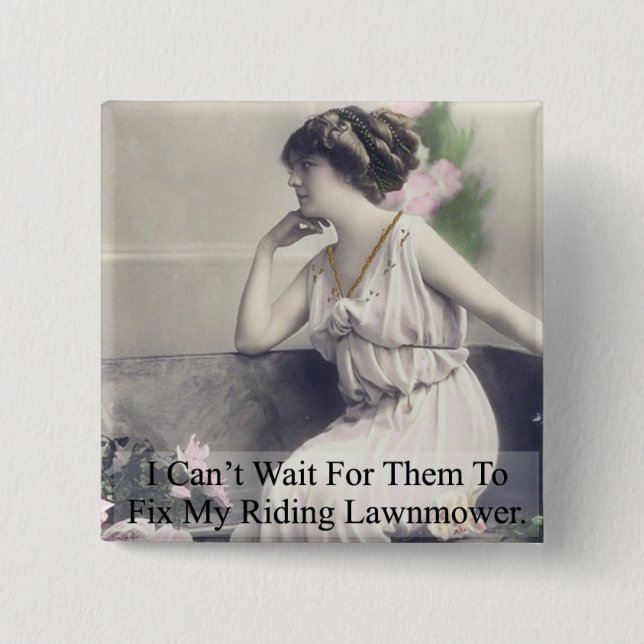 Reparieren Sie meinen Rasenmäher Button (Vorderseite)