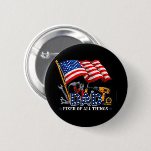 Reparierer Aller Mechanischen Dinge Vater Button
