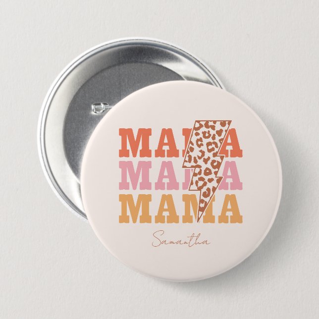 Repeated Mama Button (Vorne & Hinten)