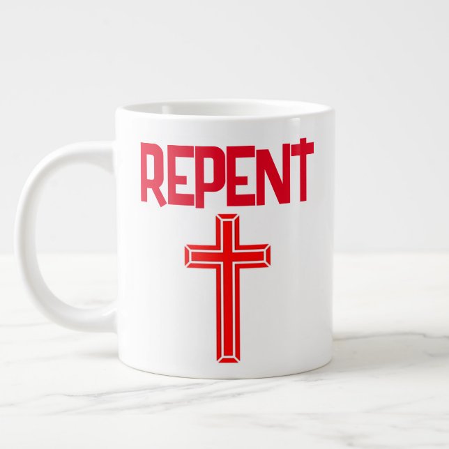 REPENT 20 oz. Jumbo-Tasse (Links)