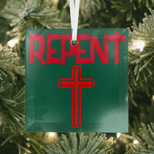 REPENT - SACRIFICE Glas Ornament Ornament Aus Glas