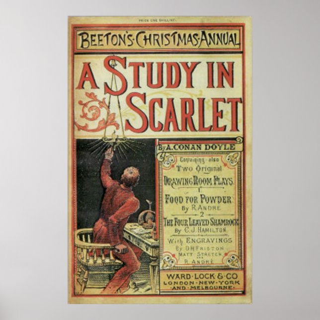 REPLICA Poster der ersten Sherlock Holmes-Geschich (Vorne)