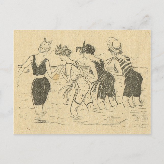 Replica Vintag, Beach Party Postkarte (Vorderseite)