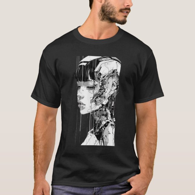 Replicant Cyberpunk Blade Runner T - Shirt (Vorderseite)