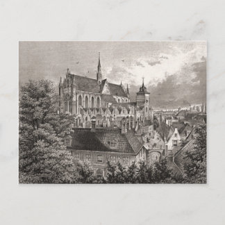 Replik antiker Druck, Leiden Postkarte