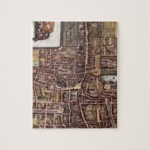 Replik Stadtplan von Den Haag 1649 Puzzle