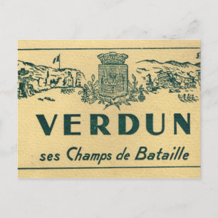 Replik Verdun, Schlachtfelder Postkarte