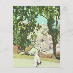 Replik Vintag Algeris, Panorama der Stadt Postkarte